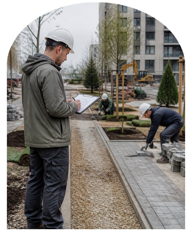 Авторский надзор благоустройства на объектах в Саяногорске